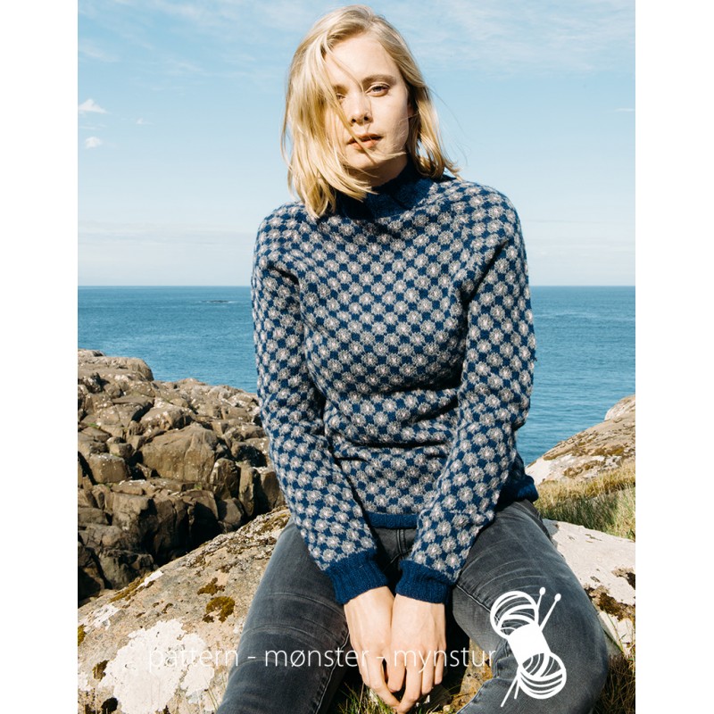 Afståelse Intuition Waterfront Mønstret trøje - gratis strikkeopskrift på færøsk Trøje til damer